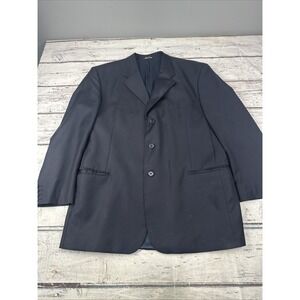 Giorgio Valentini 1 Piece Suit Jacket Mens 46R  Blue Wool Italy Made